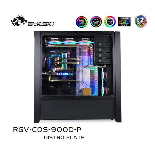 Kit de refroidissement Bykski Waterway pour boîtier CORSAIR 900D, 5V ARGB, pour bâtiment GPU unique, RGV-COS-900D-P