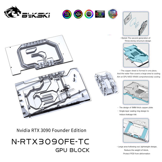 Bykski GPU Water Block For Inno3D / Galax / Gainward / AIC(Reference) RTX  4080, Full Cover With Backplate PC Water Cooling Cooler, N-RTX4080H-X at  formulamod sale