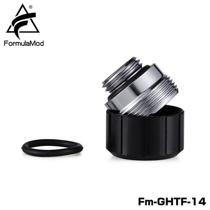 FormulaMod Fm-GHTF-14 OD14mm engrenage mécanique raccord de Tube dur adaptateurs G1/4 pour tube rigide OD14mm