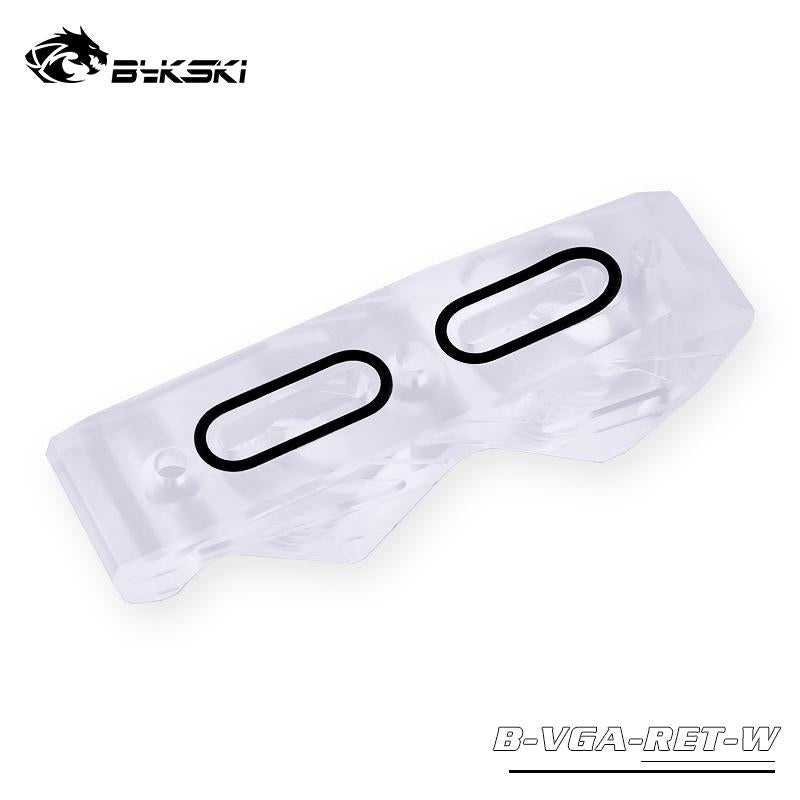 Bykski GPU block 45 Degree Bridge Module, For Bykski GPU Block Replace The Original Bridge, B-VGA-RET-W