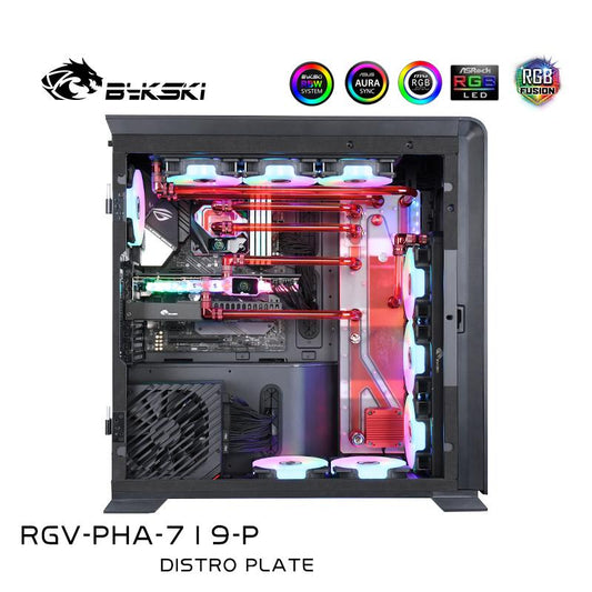 Kit de refroidissement Bykski Waterway pour boîtier PHANTEKS 719LTG, 5V ARGB, pour bâtiment GPU unique, RGV-PHA-719-P