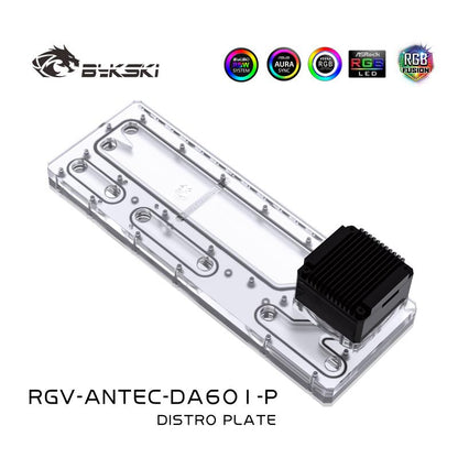 Kit de refroidissement Bykski Waterway pour boîtier Antec DA601, 5V ARGB, pour bâtiment GPU unique, RGV-Antec-DA601-P