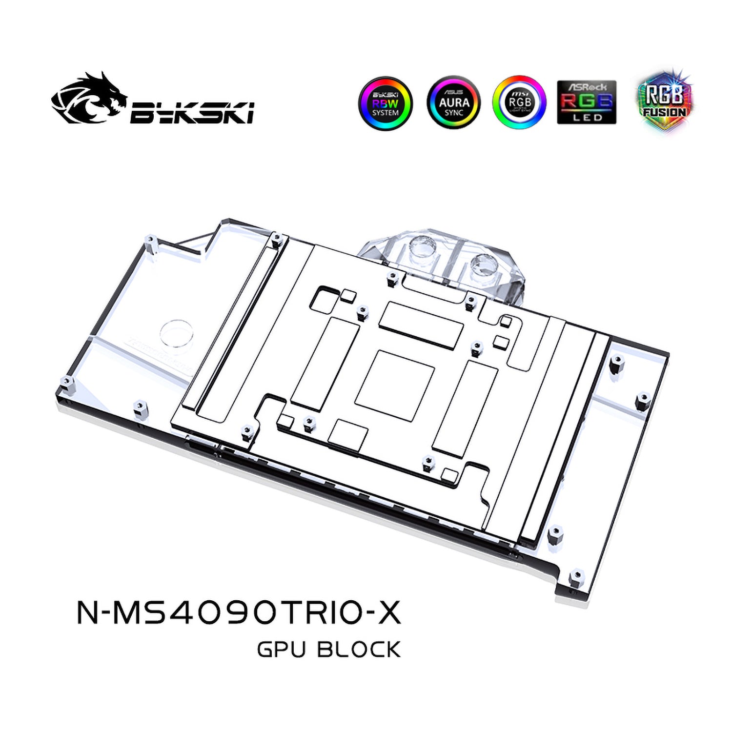 Bykski GPU Water Block For MSI RTX 4090 Suprim / Suprim X / Suprim